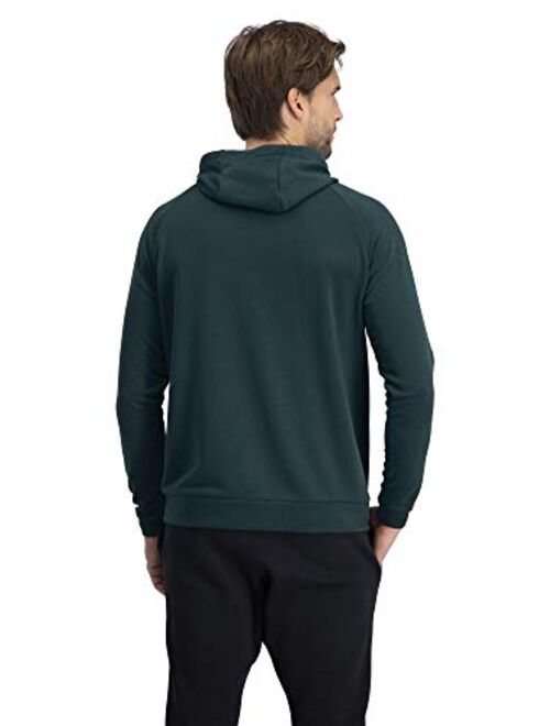 Three Sixty Six Dry Fit Mens Hoodies Pullover - Workout Sweatshirts for Men w/Adjustable Hoodie