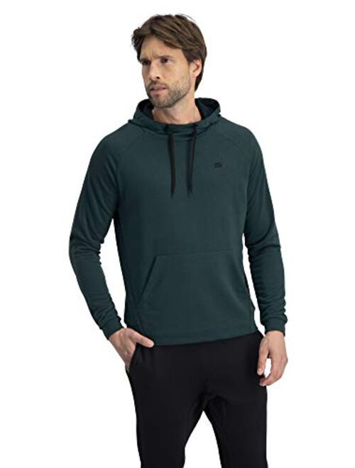 Three Sixty Six Dry Fit Mens Hoodies Pullover - Workout Sweatshirts for Men w/Adjustable Hoodie