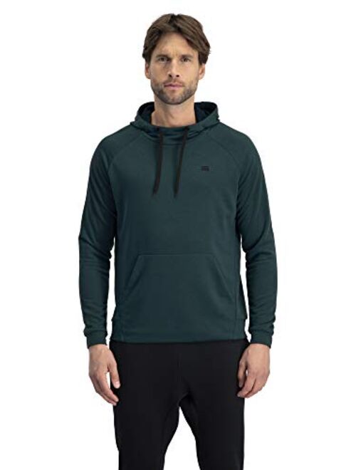 Three Sixty Six Dry Fit Mens Hoodies Pullover - Workout Sweatshirts for Men w/Adjustable Hoodie