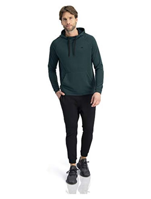 Three Sixty Six Dry Fit Mens Hoodies Pullover - Workout Sweatshirts for Men w/Adjustable Hoodie