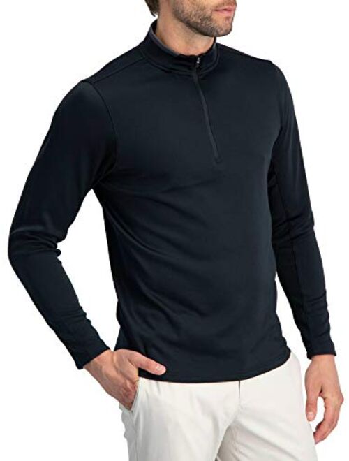 Three Sixty Six Golf Half Zip Pullover Men - Fleece Sweater Jacket - Mens Dry Fit Golf Shirts