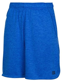 Dry FIT Gym Shorts for Men - Mens Workout Running Shorts - Moisture Wicking with Pockets and Side Hem