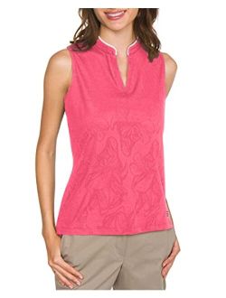 Sleeveless Golf Shirt for Women - Dry Fit Breathable Golf Top w/ 4-Way Stretch Fabric, Moisture Wicking & Anti-Odor