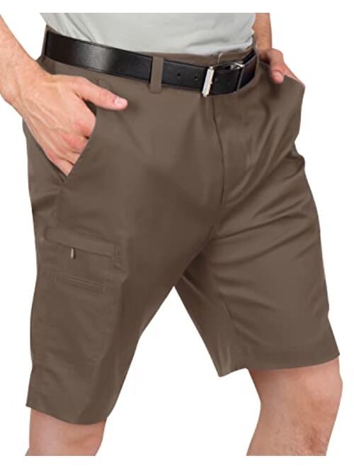 Three Sixty Six Cargo Golf Shorts for Men - Dry Fit, Large Pockets, Lightweight, Moisture Wicking, 4-Way Stretch