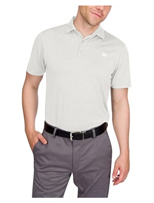 Three Sixty Six Golf Shirts for Men - Mens Quick Dry Collared Polo Shirt - 4-Way Stretch & UPF 50