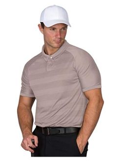 Golf Polo Shirts for Men - Dry Fit Collared Golf Polos - Lightweight and Breathable w/Stretch Fabric