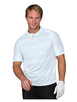 Golf Polo Shirts for Men - Dry Fit Collared Golf Polos - Lightweight and Breathable w/Stretch Fabric