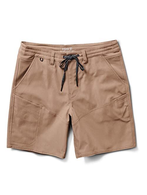 Roark Men's Explorer Long Road Drawstring Utility Short, Casual & Comfortable Everyday Adventure Wear