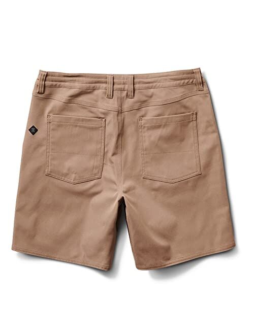 Roark Men's Explorer Long Road Drawstring Utility Short, Casual & Comfortable Everyday Adventure Wear