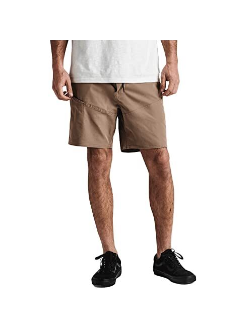 Roark Men's Explorer Long Road Drawstring Utility Short, Casual & Comfortable Everyday Adventure Wear