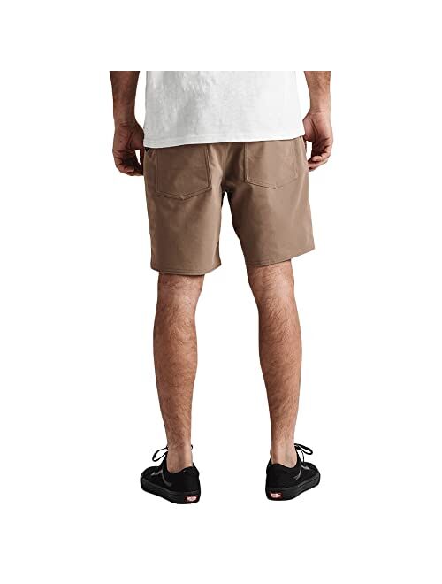 Roark Men's Explorer Long Road Drawstring Utility Short, Casual & Comfortable Everyday Adventure Wear