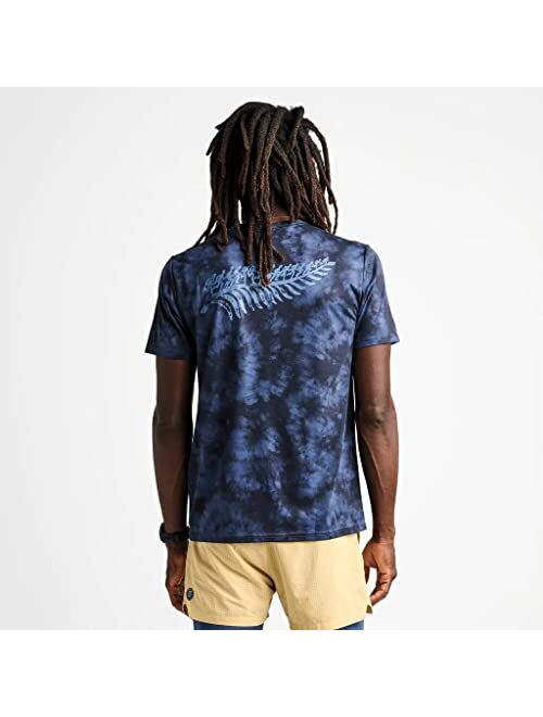 Roark Run Amok Mathis Short Sleeve T-Shirt, Moisture Wicking, Fast Drying, Workout Tee for Men