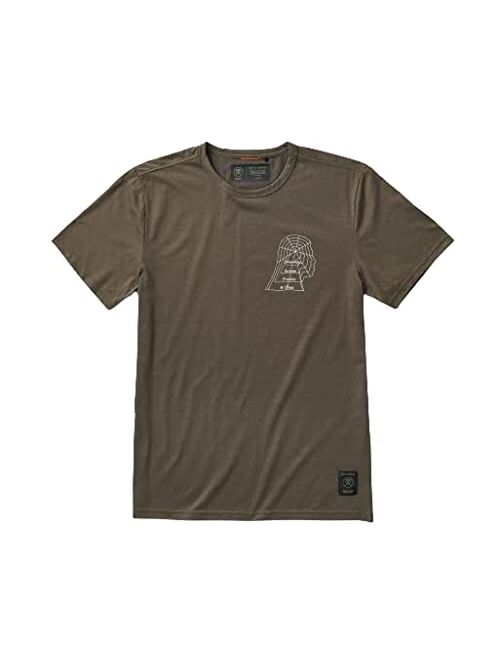 Roark Run Amok Mathis Short Sleeve T-Shirt, Moisture Wicking, Fast Drying, Workout Tee for Men