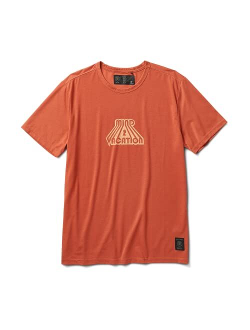 Roark Run Amok Mathis Short Sleeve T-Shirt, Moisture Wicking, Fast Drying, Workout Tee for Men