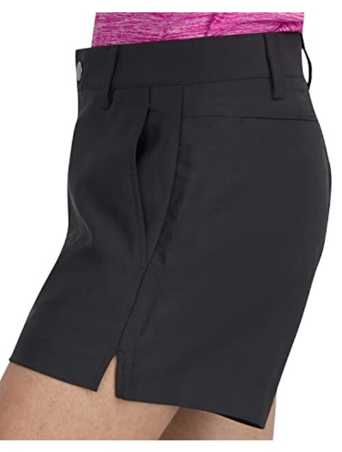 Three Sixty Six Womens Golf Shorts - 5 Inseam, Quick Dry Active Shorts w/Pockets, Adjustable Drawstring & Stretchy Waistband