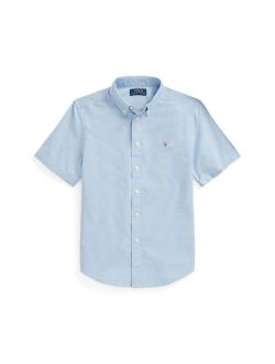 Big Boys Cotton Oxford Short-Sleeve Shirt