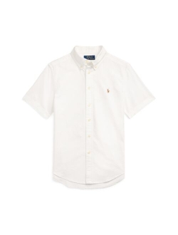 Big Boys Cotton Oxford Short-Sleeve Shirt