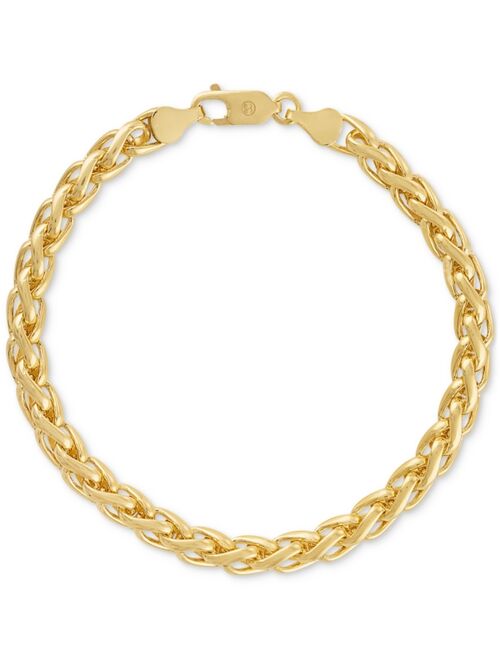 ESQUIRE MEN'S JEWELRY Wheat Link Chain Bracelet, Created for Macy's