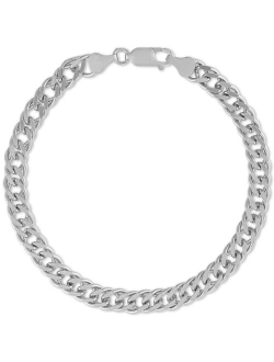 ESQUIRE MEN'S JEWELRY Fancy Curb Link Chain Bracelet in 14k Gold-Plated Sterling Silver, Created for Macy's