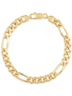 ESQUIRE MEN'S JEWELRY Cuban Figaro Link Bracelet, Created for Macy's