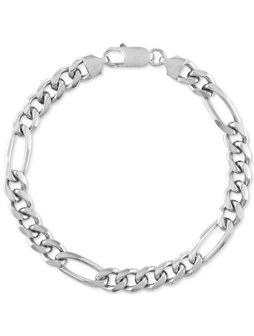 ESQUIRE MEN'S JEWELRY Cuban Figaro Link Bracelet, Created for Macy's