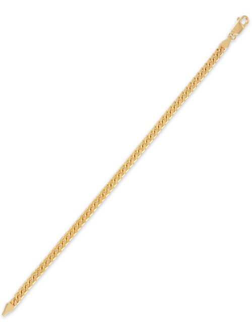 ESQUIRE MEN'S JEWELRY Curb Link Bracelet in 14k Gold-Plated Sterling, Created for Macy's