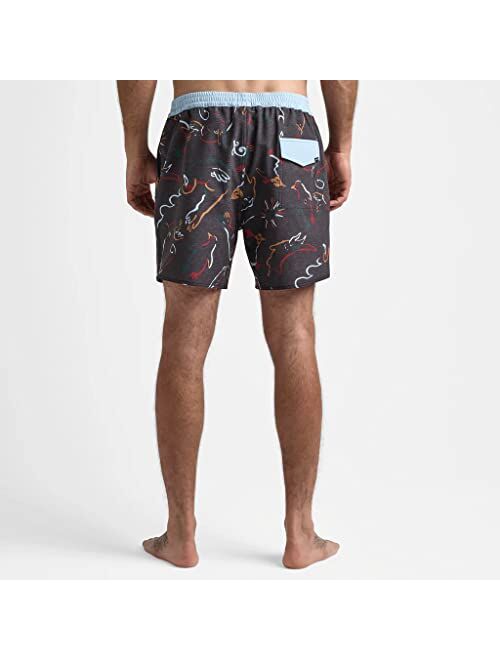 Roark Mens Shorey 16" Boardshort, Versatile Surf Shorts for Men, Durable 4-Way Stretch