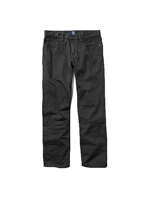 Roark Men's HWY 128 Straight Fit Broken Twill Jeans, Stylish 5-Pocket Design, Casual Everyday Pant