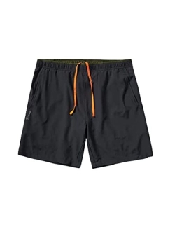 Run Amok Bommer Ridge Workout Short, Drawstring Waist, Athletic Running Shorts for Men