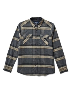 Mens Diablo Alpinist Long Sleeve Flannel, Button Down Shirt for Men, Soft & Durable