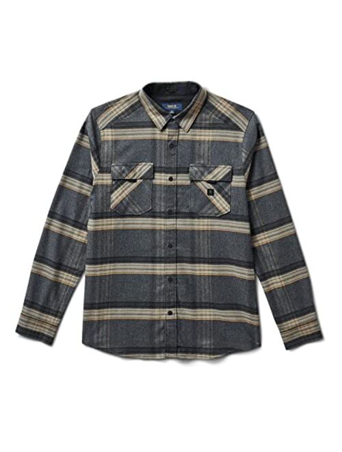 Roark Mens Diablo Alpinist Long Sleeve Flannel, Button Down Shirt for Men, Soft & Durable