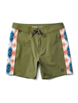 Mens Passage 18" Boardshorts, Surf Shorts for Men, Classic Fit Swim Trunks