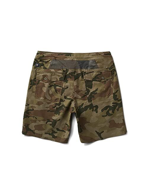 Roark Mens Layover Shorts 2.0, Oversized Front Pockets and Back Ventilation Perfect for Travel