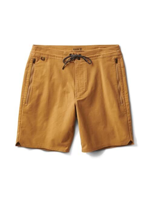 Roark Mens Layover Shorts 2.0, Oversized Front Pockets and Back Ventilation Perfect for Travel