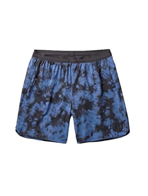 Roark Run Amok Alta 7" Running Short, Lightweight Brief Lined Athletic Workout Shorts for Men