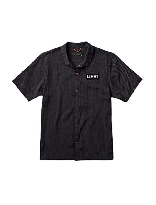 Roark Run Amok Men's Bless Up Trail Mechanical Stretch Short Sleeve Button Up Shirt