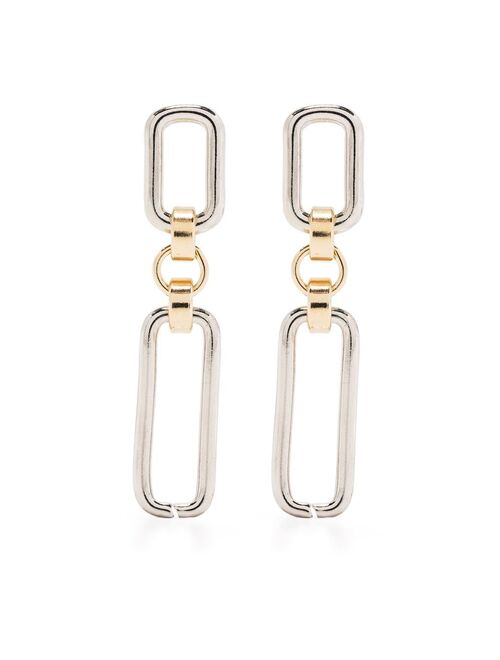 Laura Lombardi dual-tone chain-link earrings