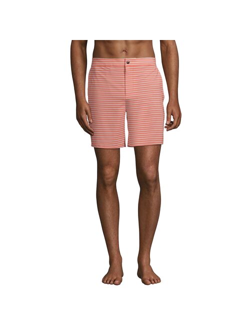 lands end Men's Lands' End 7-inch Sunset Swim Shorts