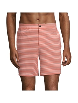 lands end Big & Tall Lands' End 7" Sunset Swim Trunks