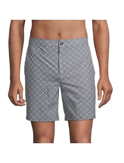 lands end Big & Tall Lands' End 7" Sunset Swim Trunks