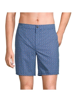 lands end Big & Tall Lands' End 7" Sunset Swim Trunks