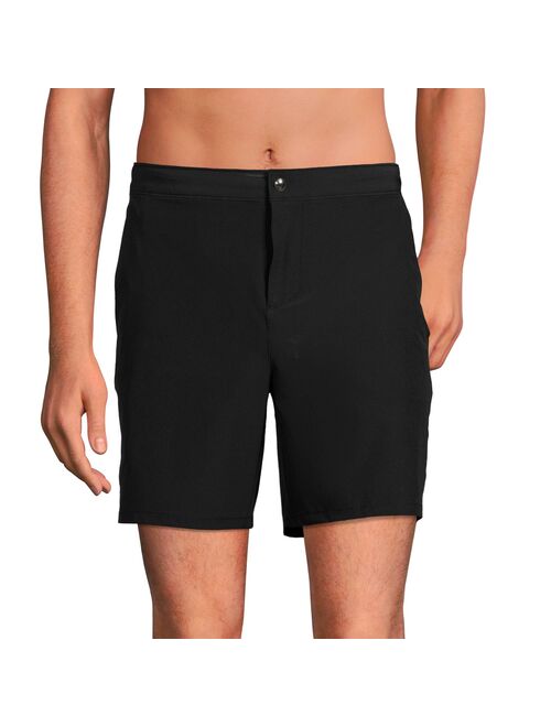 lands end Big & Tall Lands' End 7" Sunset Swim Trunks