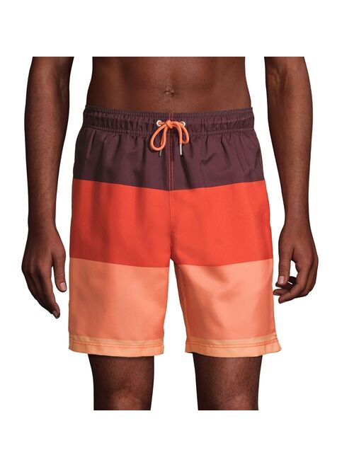 lands end Men's Lands' End 8-inch Volley Swim Trunks