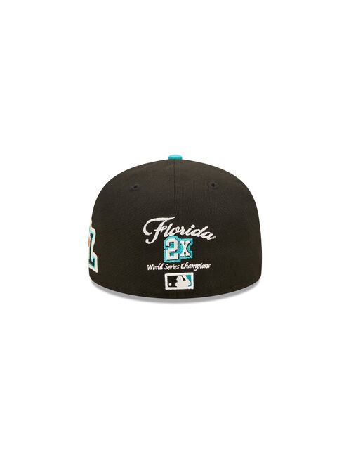 New Era 59FIFTY Florida Marlins Letterman Fitted Hat