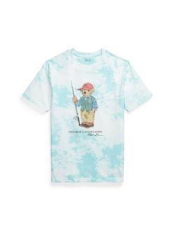 Big Boys Polo Bear Tie-Dye-Print Cotton T-shirt