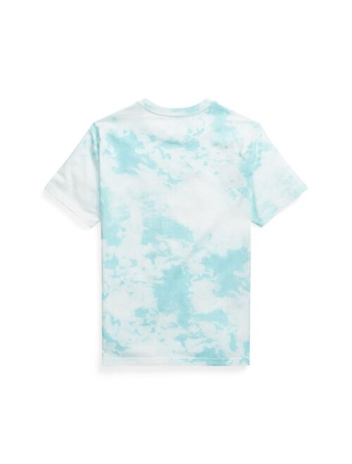 POLO RALPH LAUREN Big Boys Polo Bear Tie-Dye-Print Cotton T-shirt