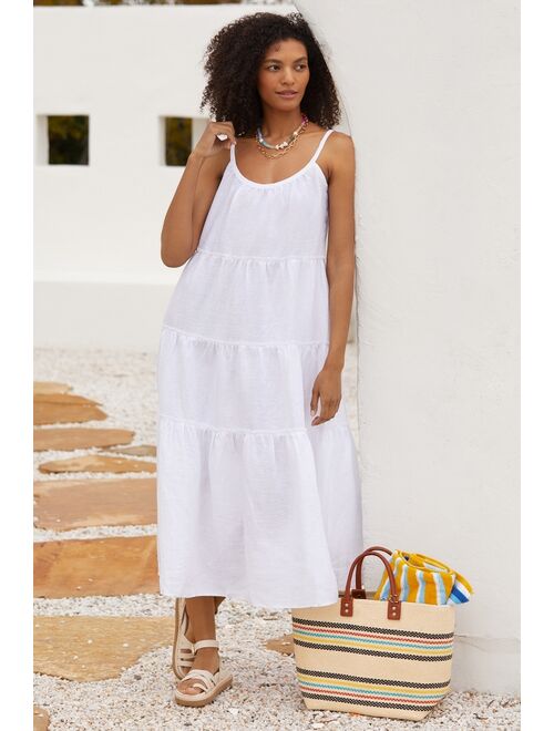 Eberjey Kesia Tiered Linen Dress