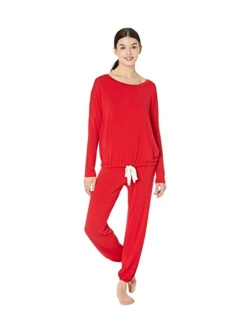 Eberjey Long-Sleeve Slouchy PJ Set