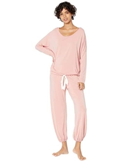 Eberjey Long-Sleeve Slouchy PJ Set