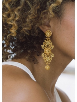 Inessa gold-plated earrings